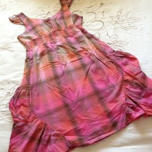 OP PLAID COTTON SUN DRESS 10/12